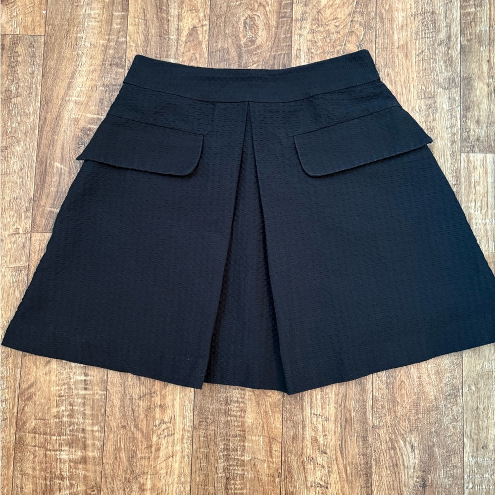 Cue Black Midi Skirt